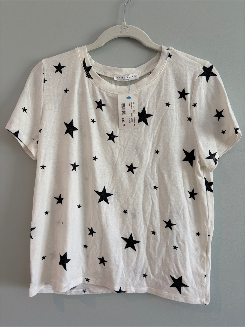 Rails White Star Print Short Sleeve Tee
